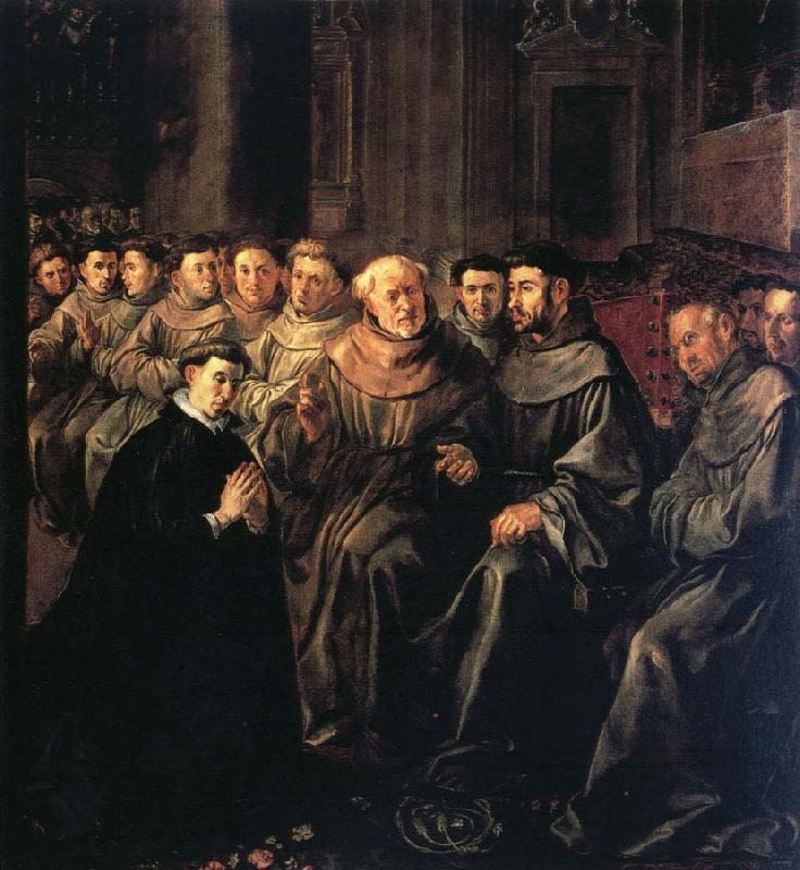Francisco de herrera the elder St.Bonaventure Enters the Franciscan Order France oil painting art